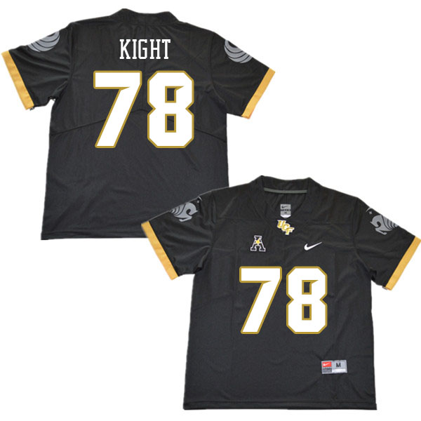 Youth #78 Amari Kight UCF Knights College Football Jerseys Stitched Sale-Black